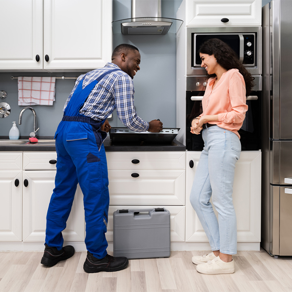 can you provide an estimate for cooktop repair before beginning any work in Linch WY